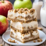 APPLE CRISP CHEESECAKE BARS