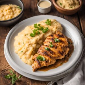 Cajun Chicken and Cheesy Grits