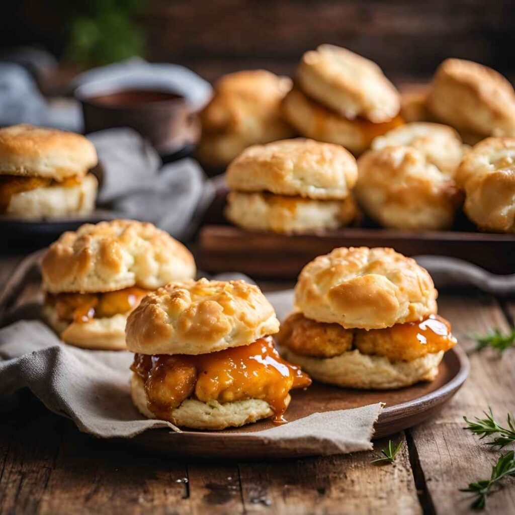 Hot Honey Chicken Biscuits