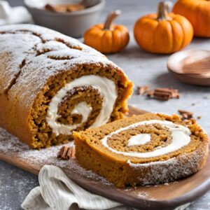 Pumpkin Roll Cake