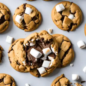 S’mores Stuffed Cookies