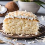 homemade coconut cake