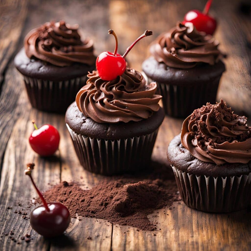 Black Forest Cupcakes