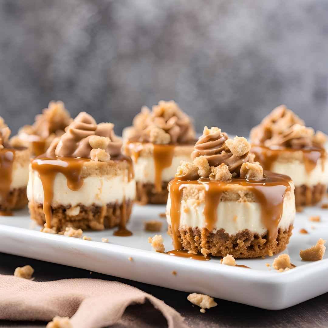 Mini Biscoff Cheesecakes