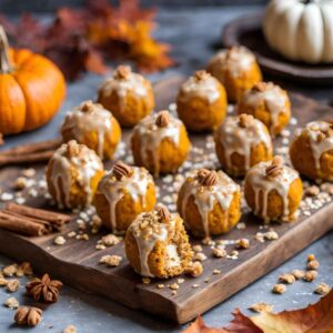 No Bake Pumpkin Cheesecake Balls