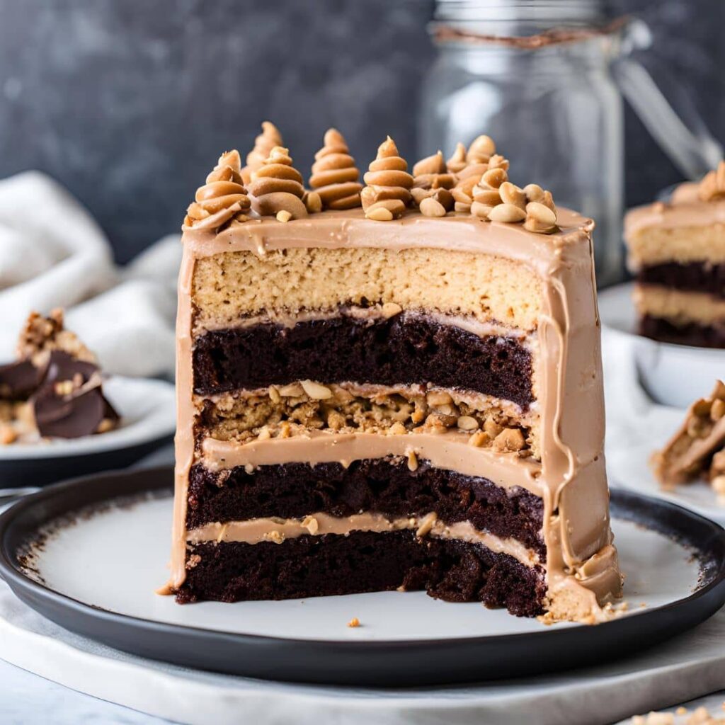 Peanut Butter Chocolate Layer Cake