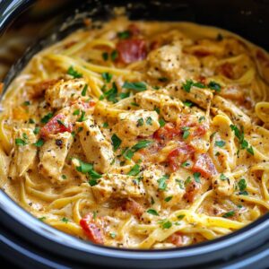 Crock Pot Creamy Cajun Chicken Pasta