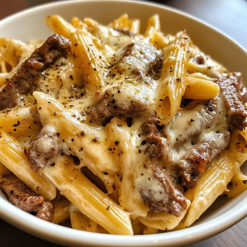 Philly Cheesesteak Pasta