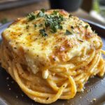 Baked Cream Cheese Spaghetti Casserole