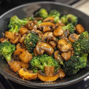 Broccoli and Mushroom Stir Fry