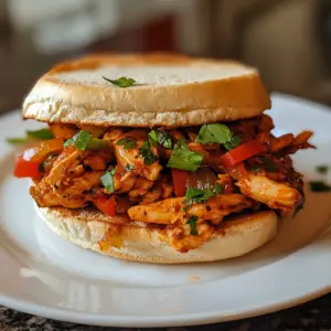 Cajun Chicken Sloppy Joes