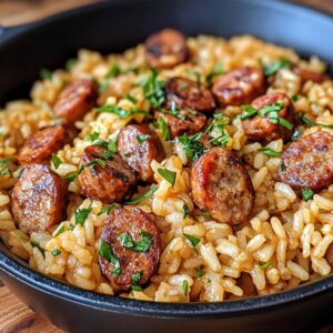 Easy One Pot Sausage And Rice