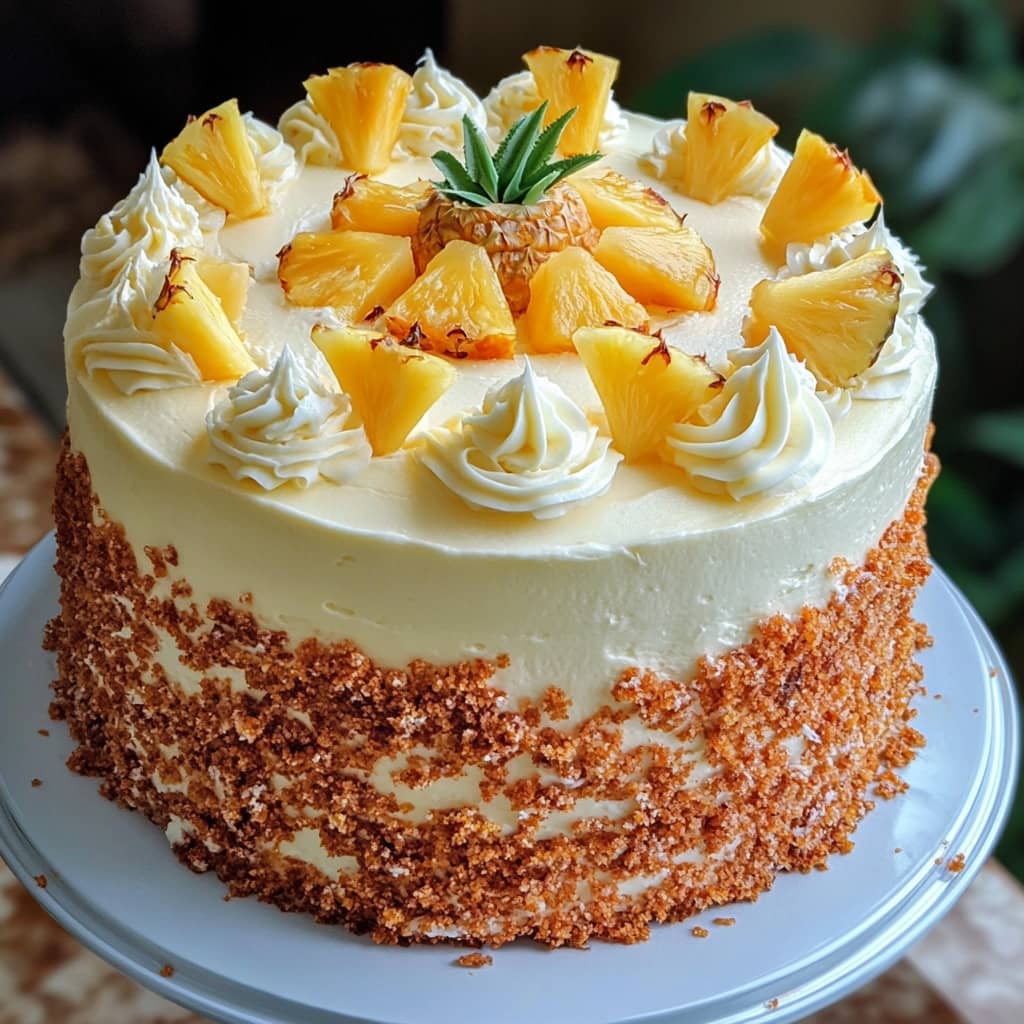 Hawaiian Carrot Pineapple Cake