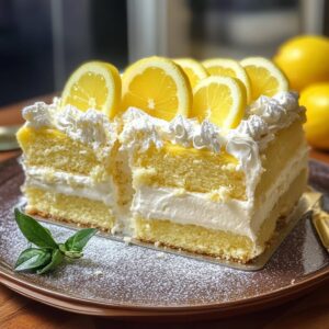 Italian Lemon Cream Cake