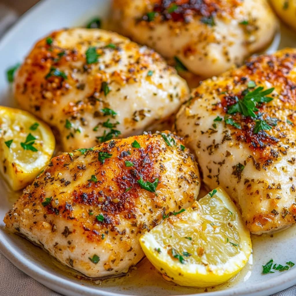 garlic butter baked chicken breast recipe