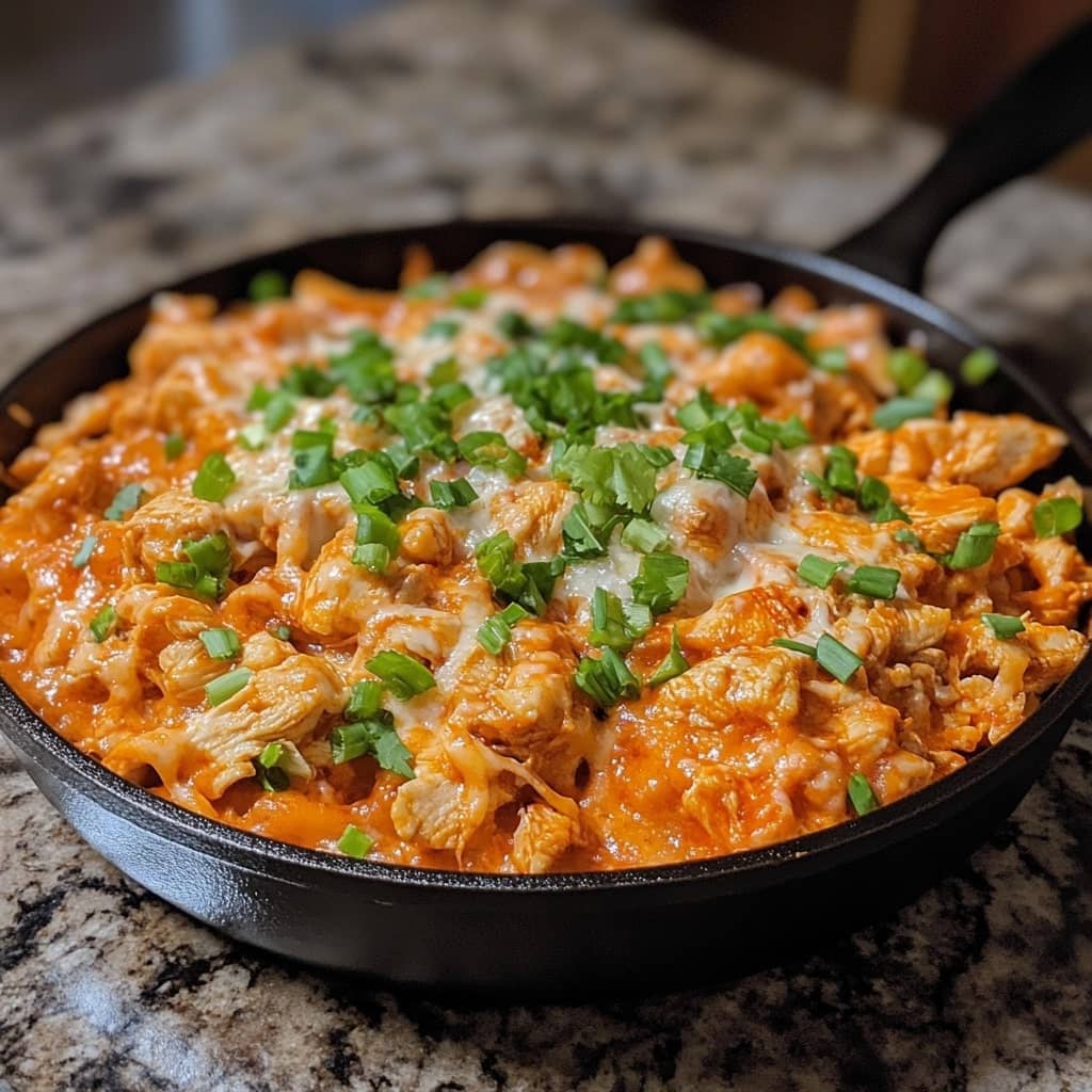 Keto Buffalo Chicken Skillet