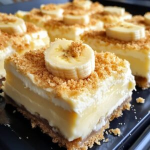 Banana Pudding Cheesecake Squares