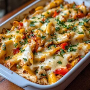 Cheesy Chicken Fajita Casserole Recipe