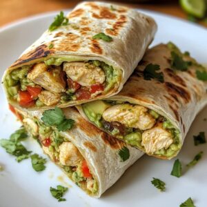 Chicken And Avocado Burritos