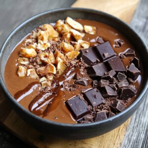 Chocolate Caramel Smoothie Bowl