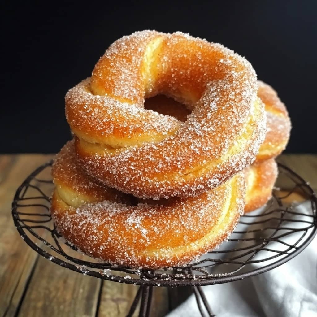 Cinnamon Sugar Twist Doughnuts