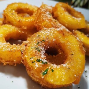 Fried Pineapple Rings