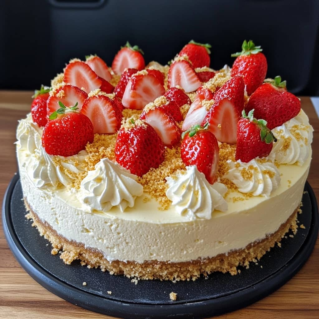 No bake piastachio cheesecake