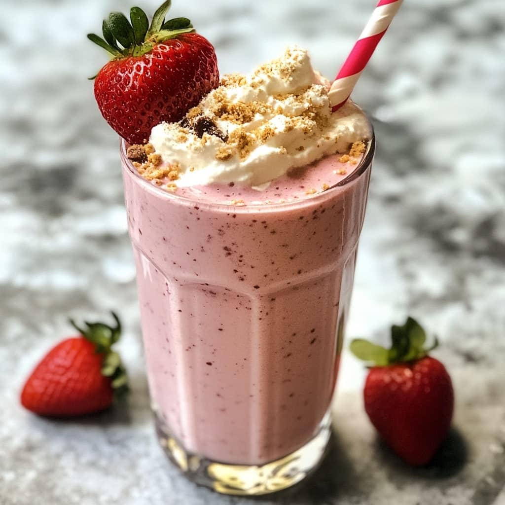 Strawberry Cheesecake Protein Shake