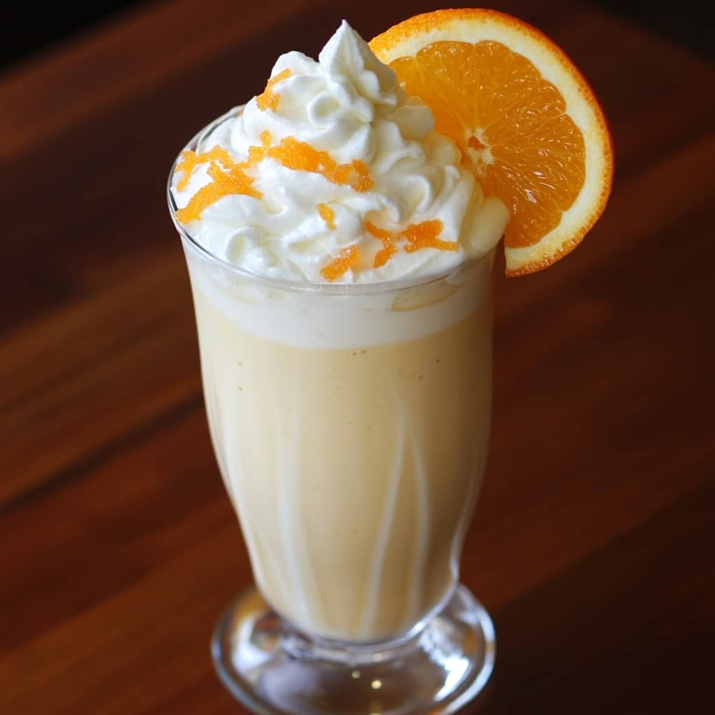 The Best Orange Creamsicle Milkshake