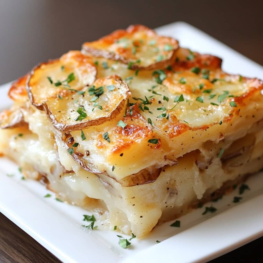 French Onion Potato Bake