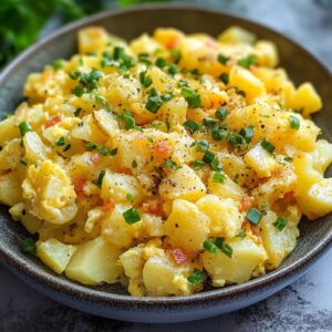 Cheesy Potato Egg Scramble: A Quick & Delicious Breakfast!