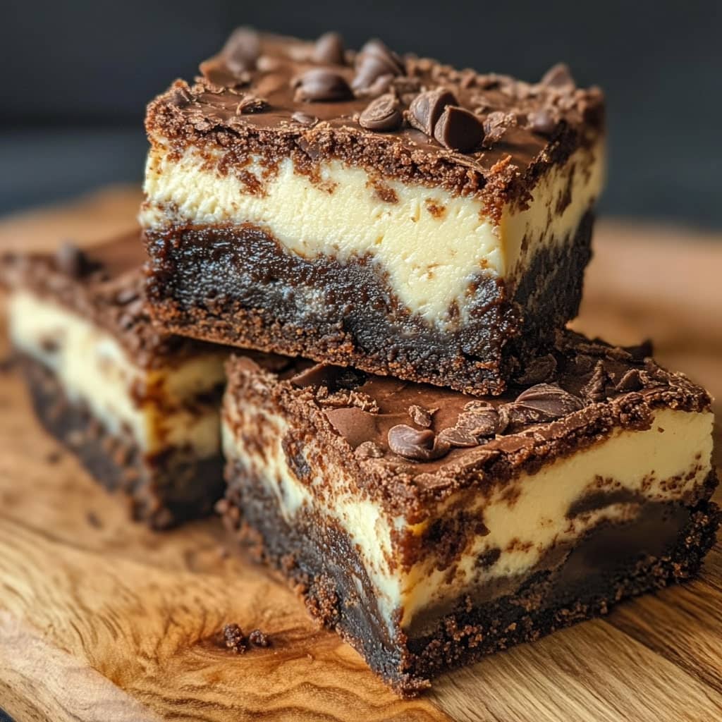 Creamy Cheesecake Brownies