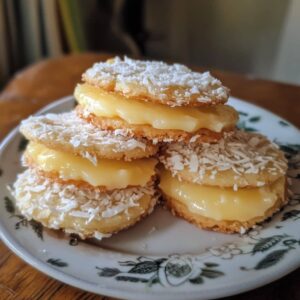 Heavenly Coconut Lemon Curd Cookies