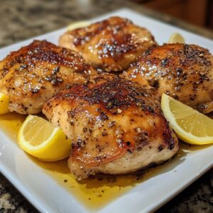 Lemon Honey Glazed Chicken