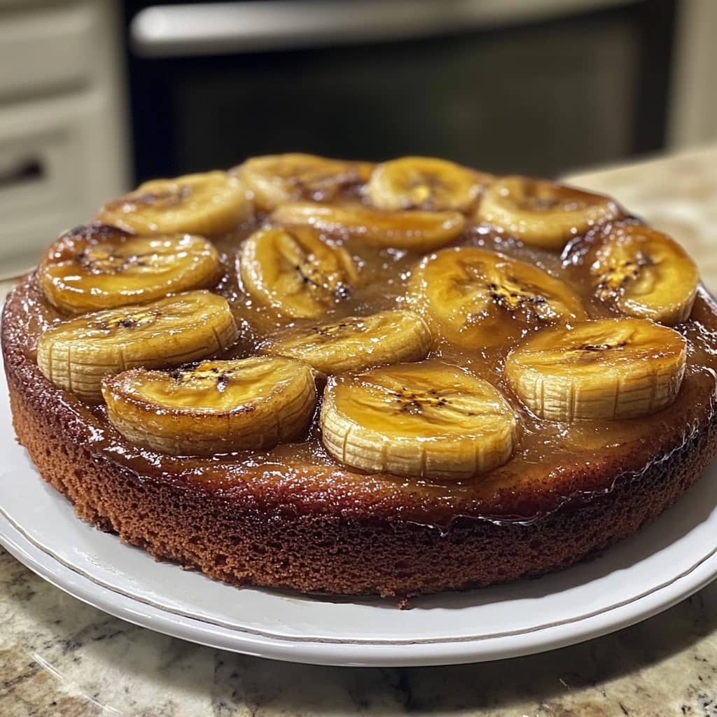 Banana Upside Down Cake