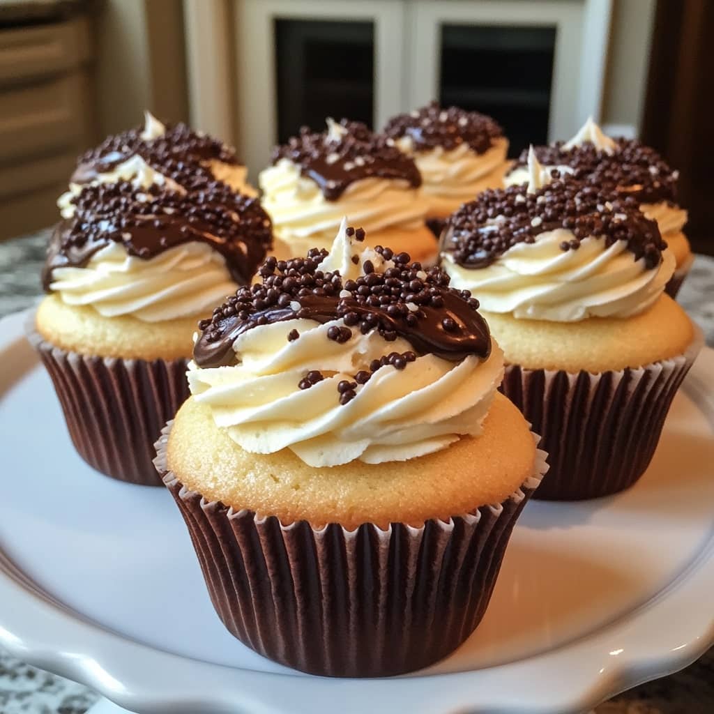 Boston Cream Pie Cupcakes