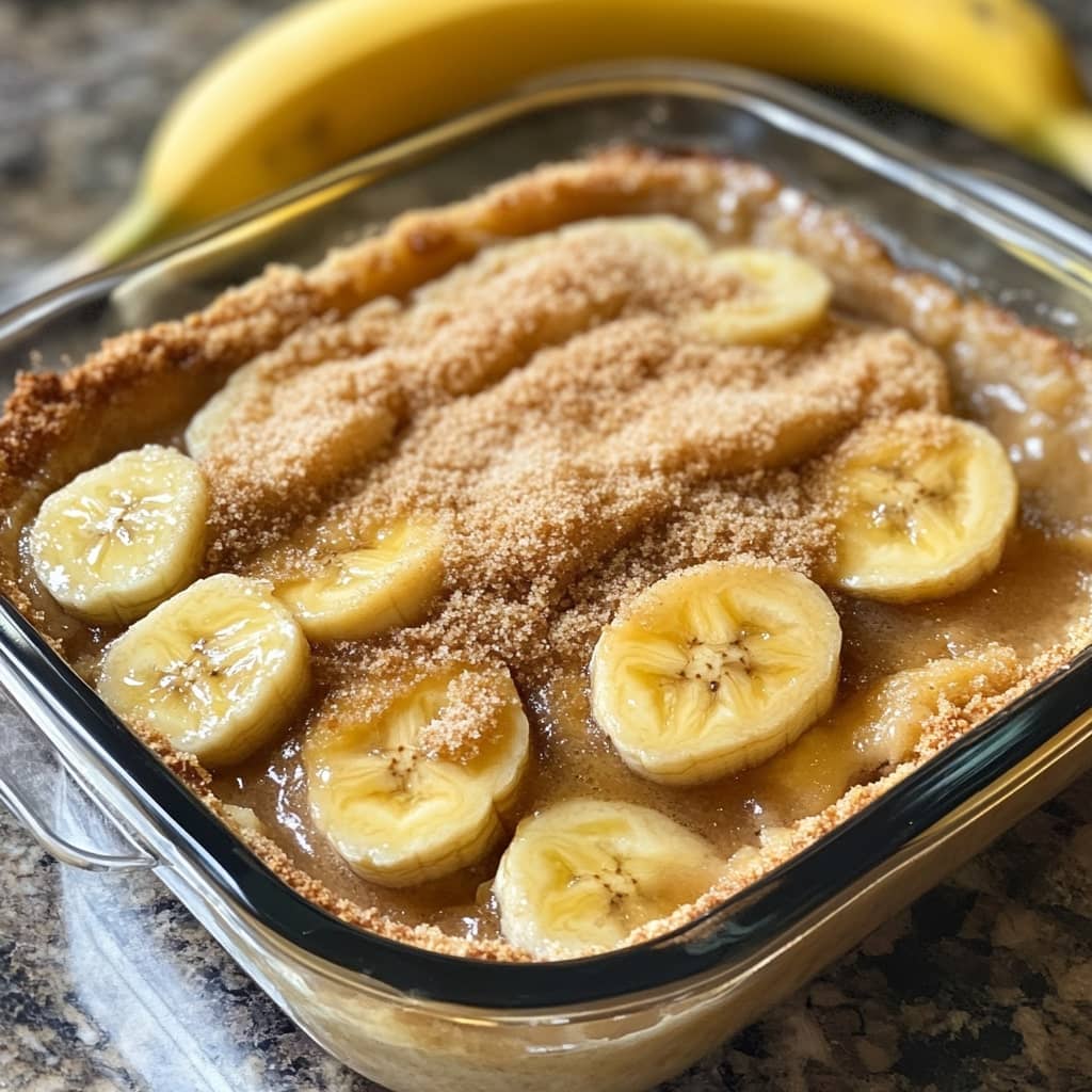 Easy Banana Cobbler