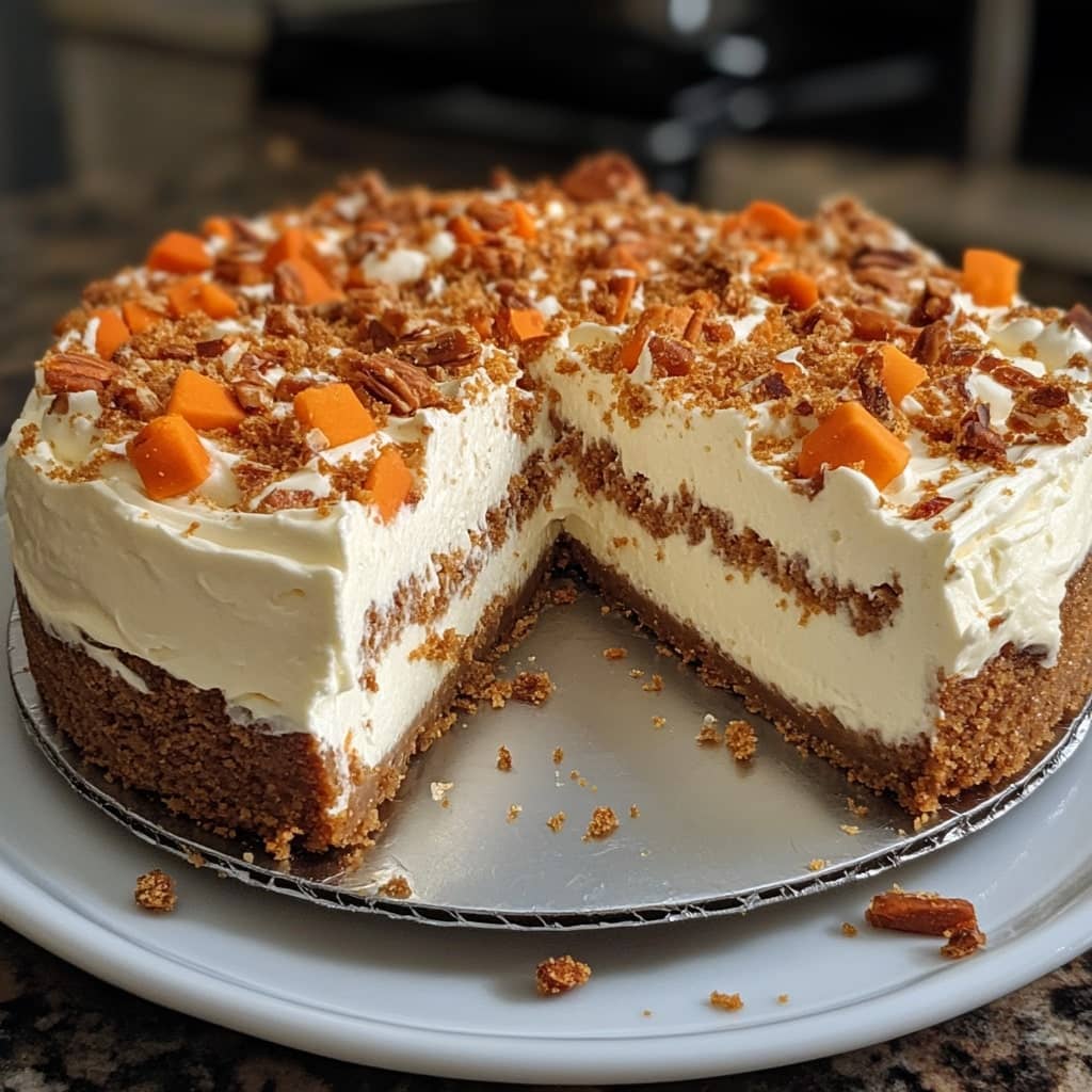 Homemade Carrot Cake Cheesecake