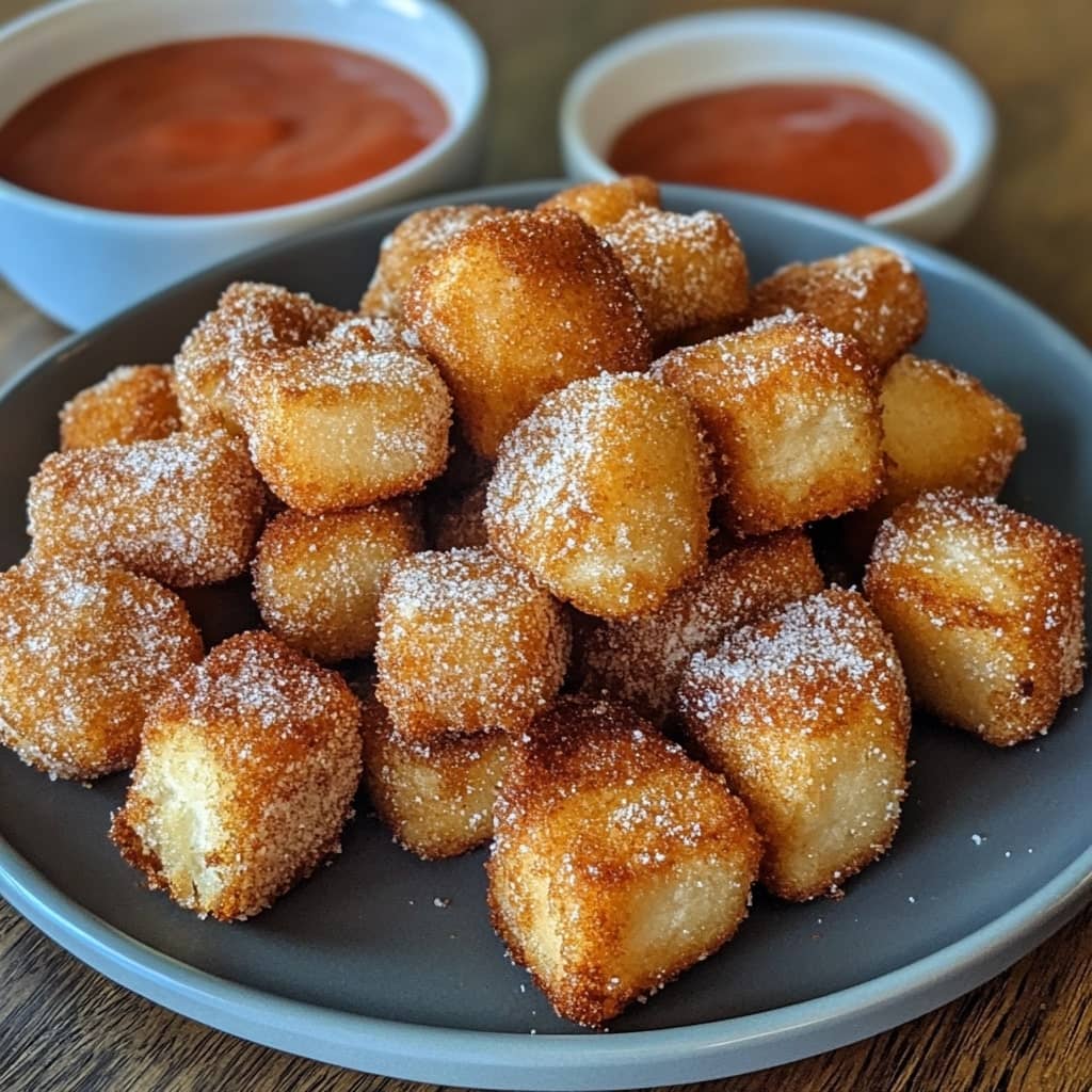 crispy air fryer churro bites