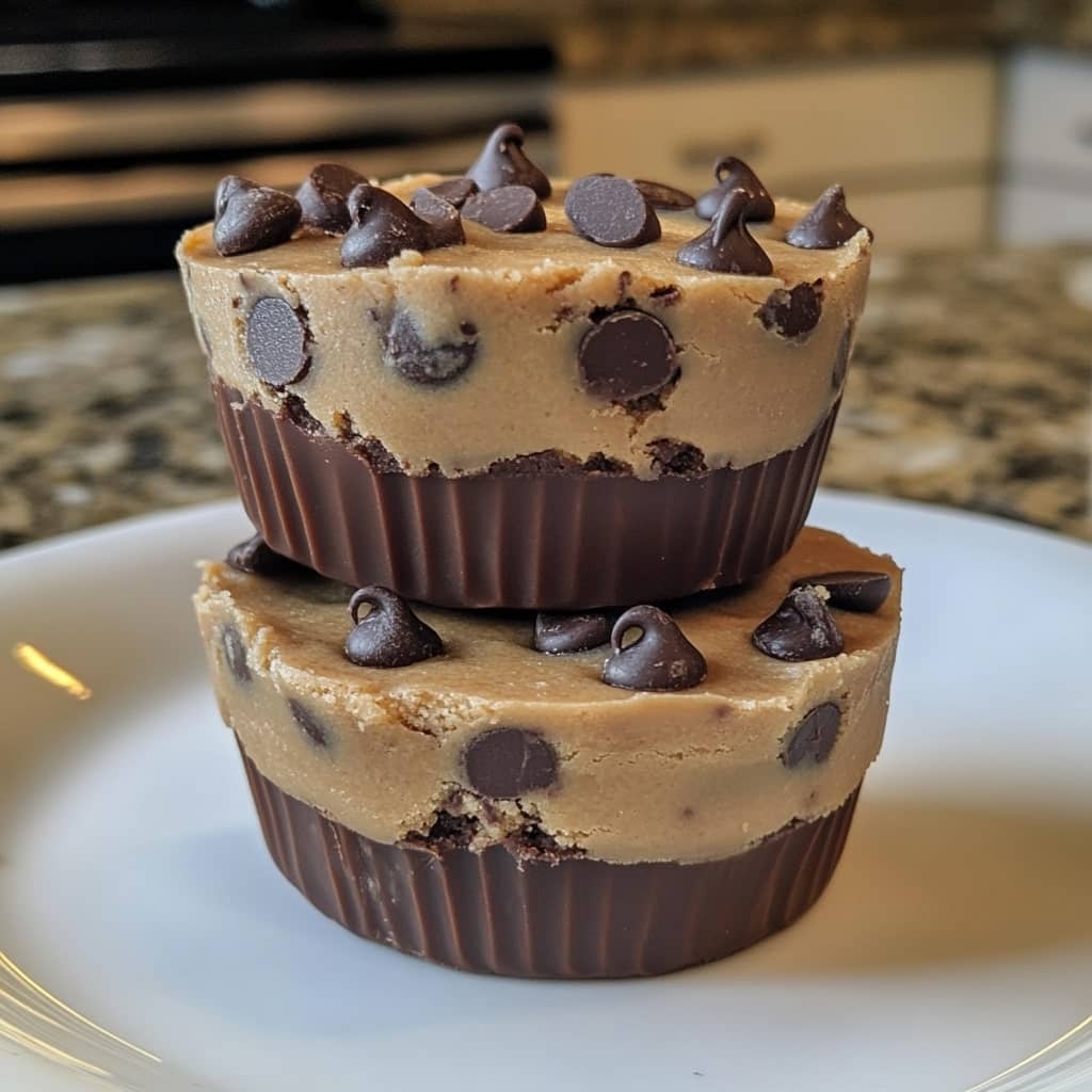 Chocolate Chip Cookie Dough Cups