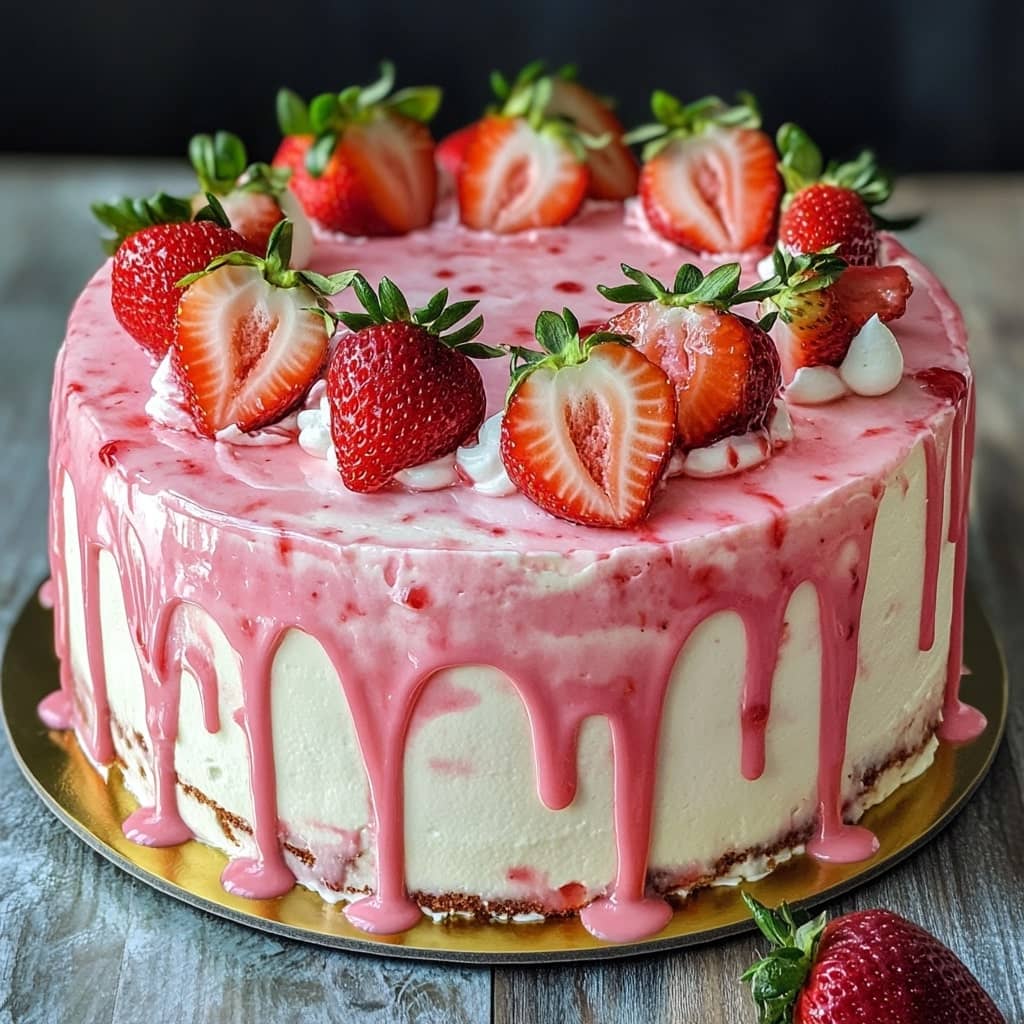 Irresistible Strawberry Dream Cake