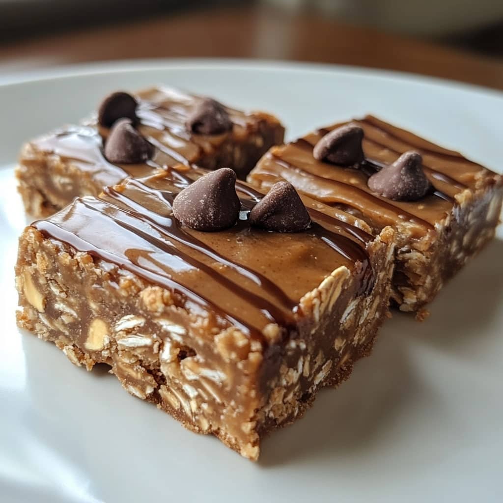 No-Bake Peanut Butter Oatmeal Bars