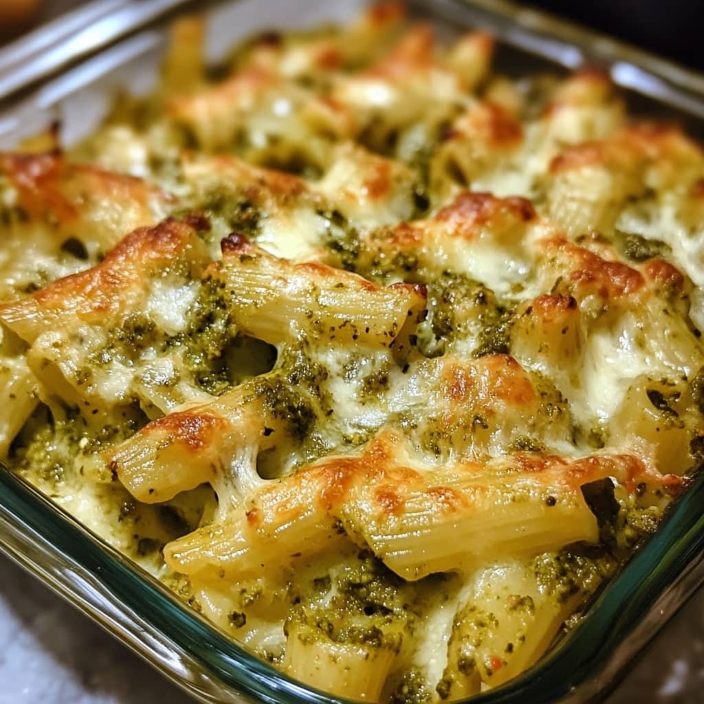 Pesto Chicken Pasta Bake
