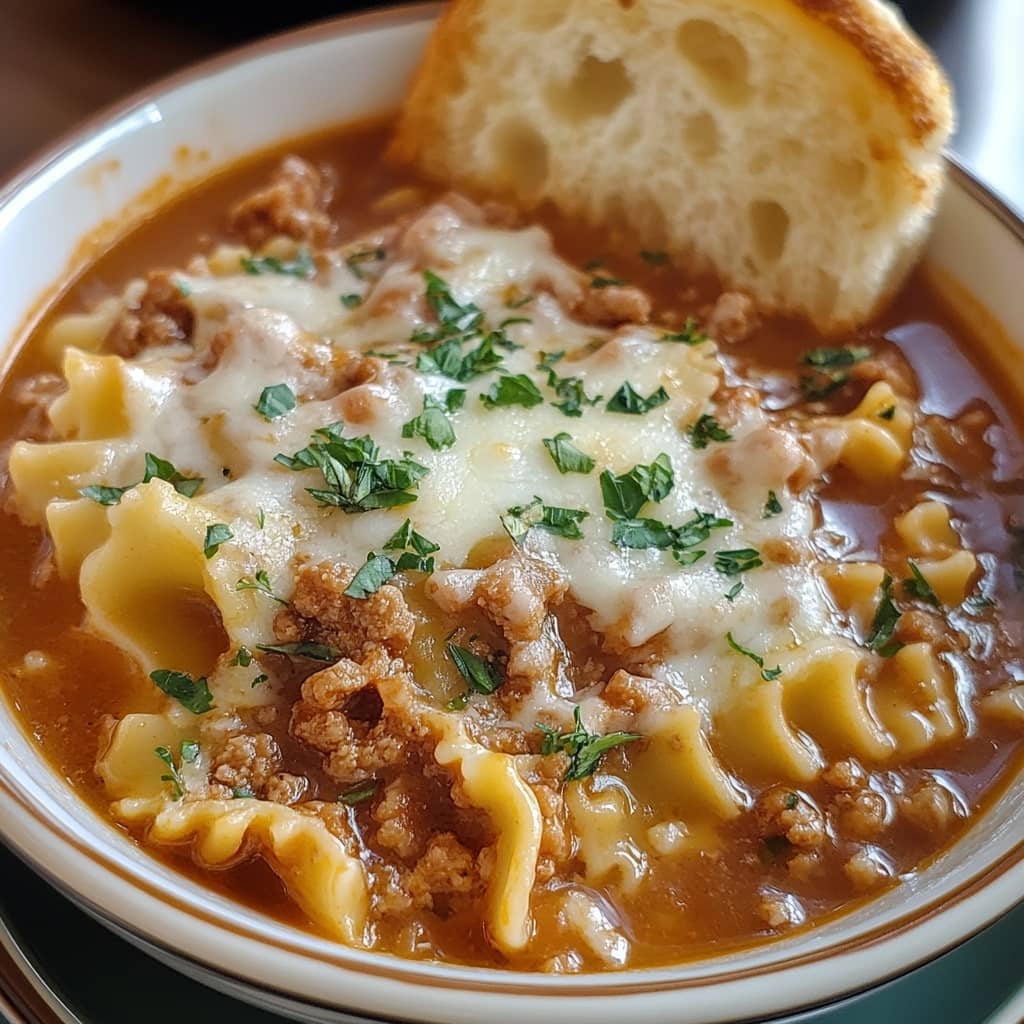 Slow Cooker Lasagna Soup