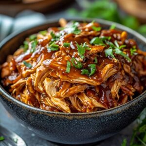 Slow cooker bbq pulled chicken