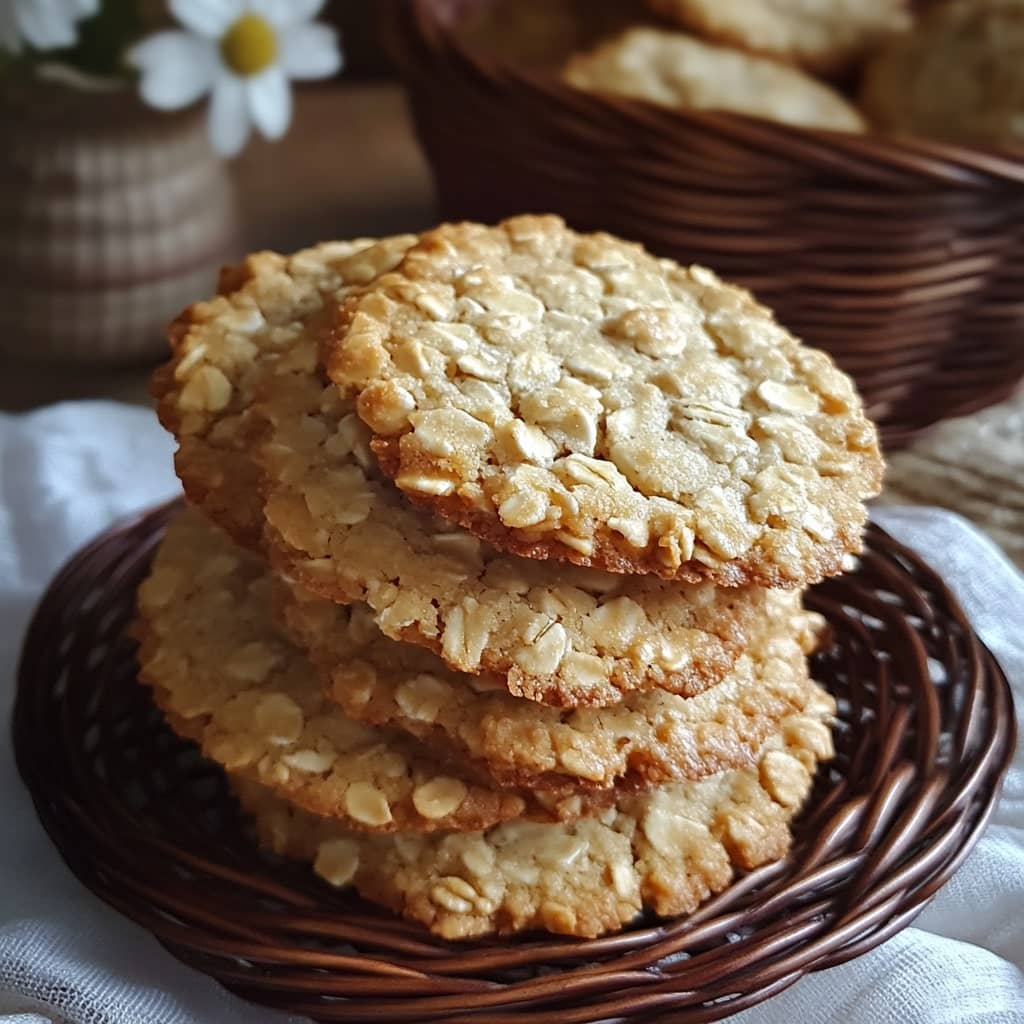 Swedish Oatmeal Lace Cookies