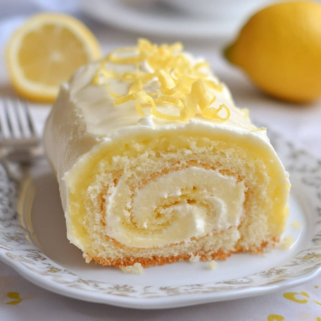 Best Lemon Roll Cake