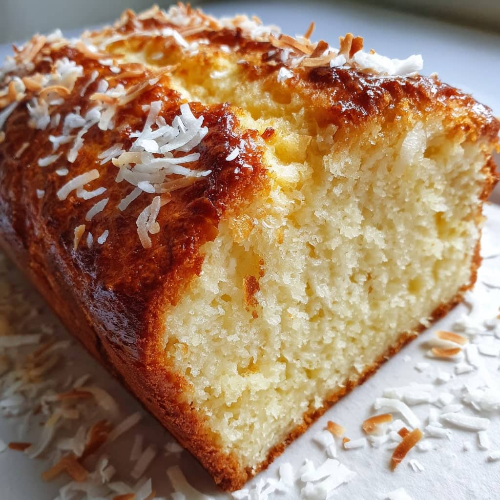 Coconut Custard Cake