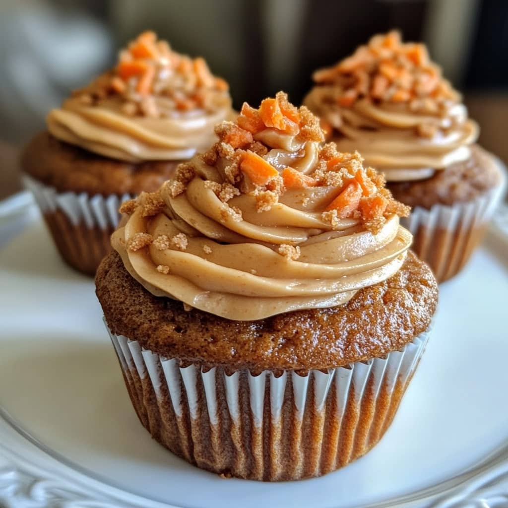 Healthy Carrot Cupcakes