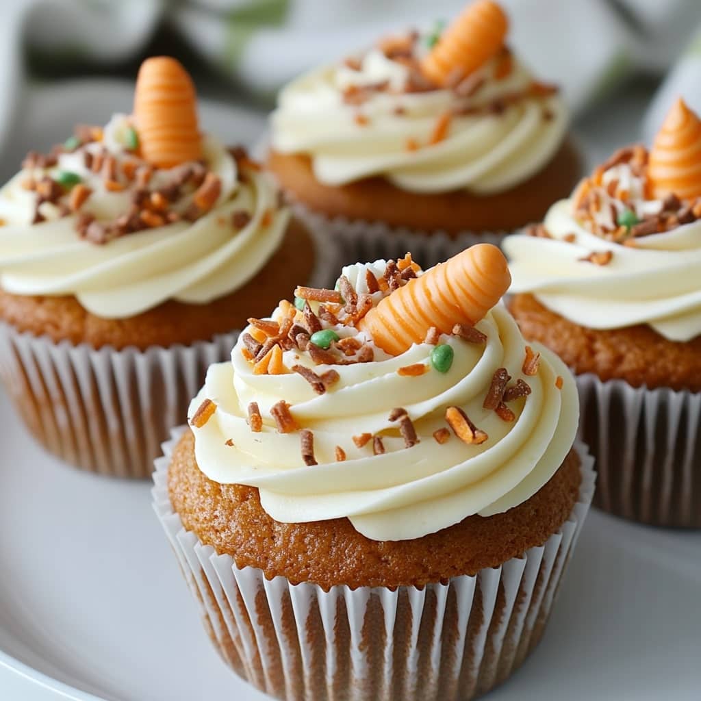 One-Bowl Carrot Cupcakes